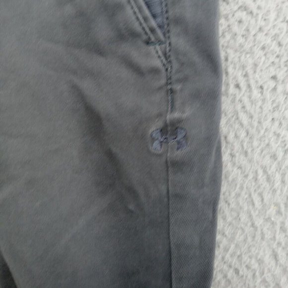 Under Armour Pants Mens 34x32 Gray Performance Chino Medium Weight - Picture 3 of 14